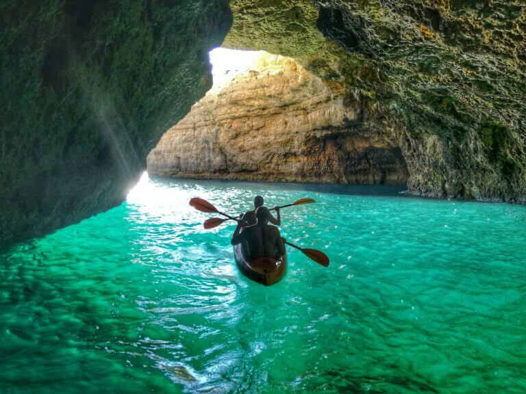 Water Sports caves Tour Kayaking near Vilamoura