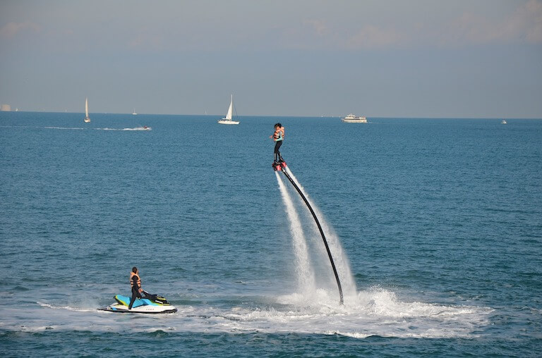 Water Sports flyboarding