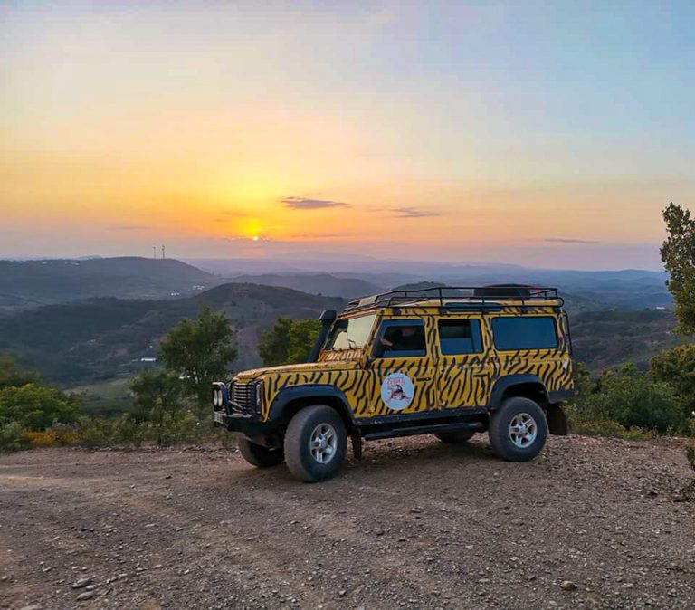 Jeep safari sunset from Vilamoura